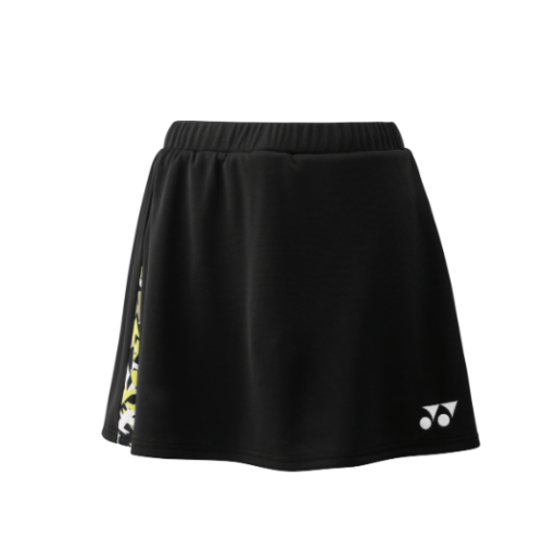 YONEX 2023 Badminton Womens Skort  Japan National 26116EX-BLACK / YELLOW(with Inner Shorts)