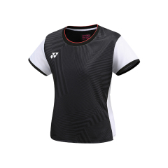 YONEX 2023 Chinese National Team 20711EX Woens Crew Neck Shirt-Black (Replica)