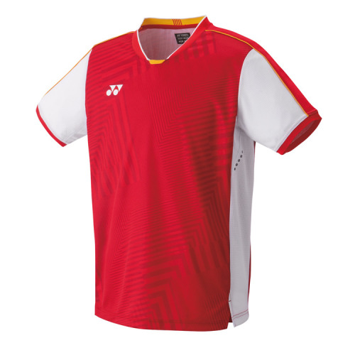 YONEX 2023 Chinese National Team 10512EX Mens Crew Neck  Shirt-RUBY RED