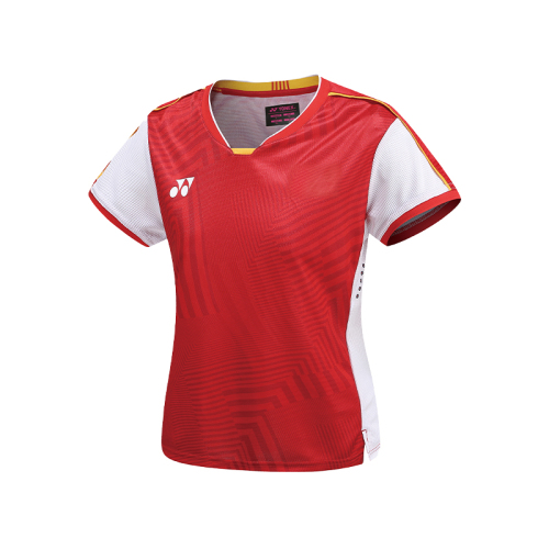 YONEX 2023 Chinese National Team 20709EX Womens Crew Neck  Shirt-RUBY RED