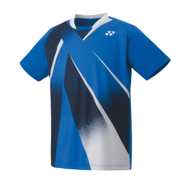 Yonex  Mens Game Shirt 10537 -Blast Blue Color  (fit style). Made in Japan