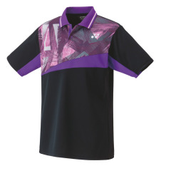 Yonex  Unigame Polo Shirt. 10538  Black Color  Made in Japan