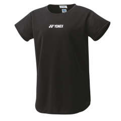 Yonex Women's Dry T-shirt. 16664Y Black Color Made in Japan