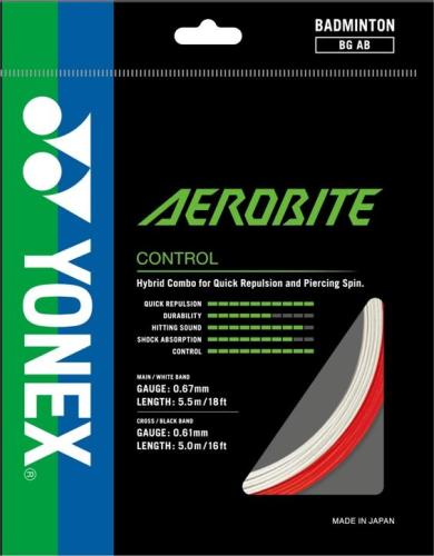 YONEX STRING BG AeroBite White/Red 10M Single Package
