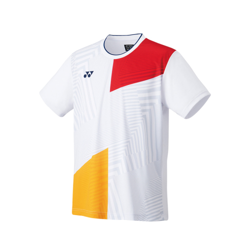 YONEX 2023 Chinese National Team 10517EX Mens Crew Neck Shirt-White (Replica)