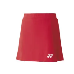 YONEX WOMEN’S SKIRT very cool dry 26088EX Tornado Red Color(With inner shorts inside)