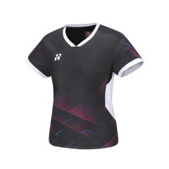 YONEX 2023 China National Team Womens Crew Neck Shirt 20791EX-Black