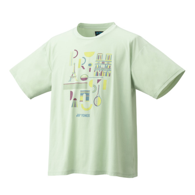 Yonex Olympic T-shirt YOB23200EX Unisex for Paris Powder Green Color