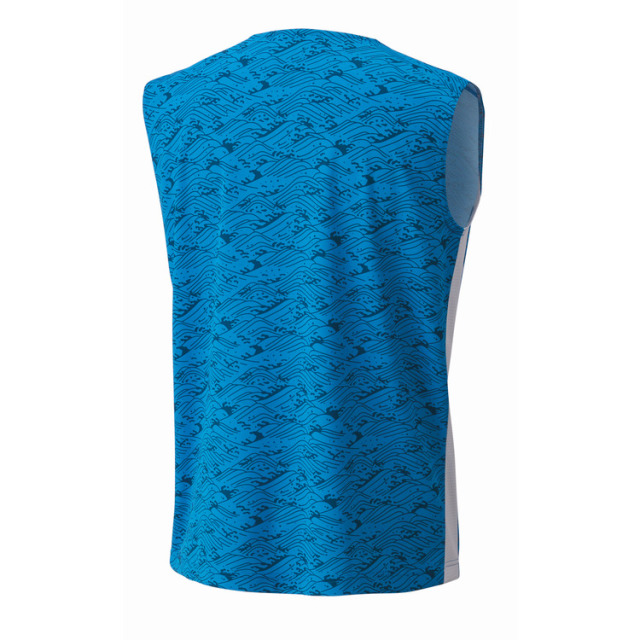 Yonex 2024 Mens Sleeveless Top Japan National Team 10614YX-Blue Color Delivery Free