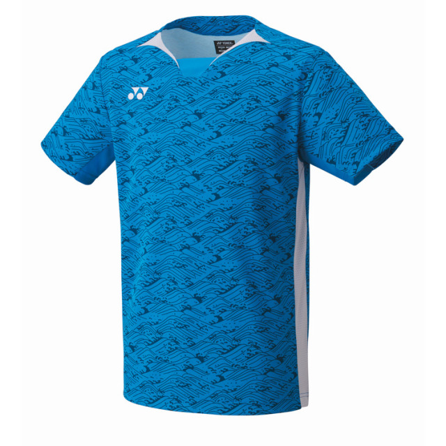 Yonex 2024 Mens Crew Neck Shirt Japan National Team 10613YX-Blue Color