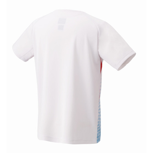Yonex 2024 Mens Crew Neck Shirt Japan National Team 10615YX-White Color