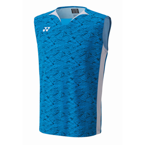 Yonex 2024 Mens Sleeveless Top Japan National Team 10614YX-Blue Color Delivery Free