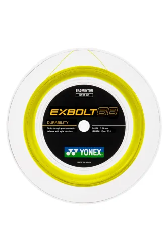 YONEX STRING Reel Exbolt 68 yellow (200m coil)