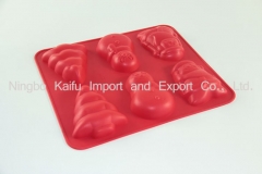 Christmas Holiday Celebrate Silicone Bakeware Mould Baking Mold