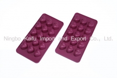 15 Divided Heart Ice Cube Mould