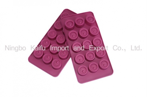 Silicone Ice Cube Tray with 15 Cavities