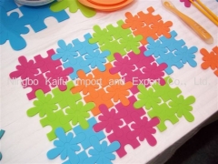 Table Decorative Puzzle Table Mat Coffee Cup Mat