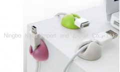 Silicone Round Cable Mouse Wire Holder Organizer