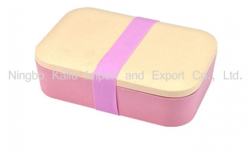 Biodegradable Bamboo Fiber Portble Lunch Box