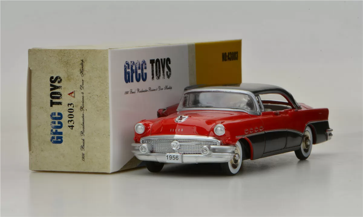GFCC TOYS 1:43 1954 Cadillac Eldorado Convertible  Alloy car model Yellow