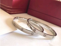 Luxury Brand Top Quality Bling Crystal Stainless Steel Bangle