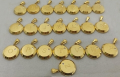 New Fashion 18K Gold Plated Necklace Engraved Initial Jewelry Initial Necklace Alphabet Letter