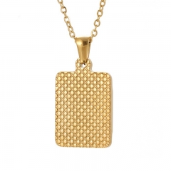 Gold Plated Stainless Steel Initial Pendant Letter Necklace Chain Personalized Name Necklace with Initials