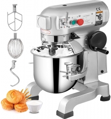 Dough Mixer with Stainless Steel Bowl Commercial Electric Stand Mixer 10L Baking Machine