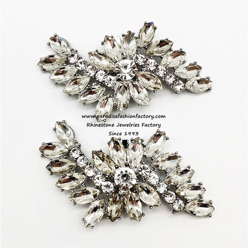 1 Pair Bridal Rhinestone Crystal Shoe Clips Wedding-sc0026