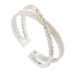 Rhinestone Cuff Bracelet Bridesmaid Wedding Gifts Jewelry Wholesale