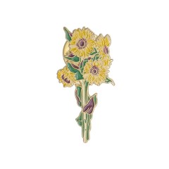 Sunflower Pins Enamel Pins Brooch Wholesale