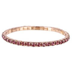 3.5MM Rose rhinestone stretch bracelet wholesale