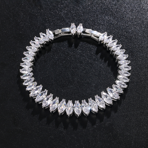 38pcs Clear Cubic Zirconia Tennis Bracelet Rhinestone Wholesale