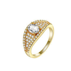 IG Big Cubic Zirconia Engagement Ring Wholesale