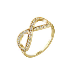 IG number &quot;8&quot; Shape Cubic Zirconia Engagement Ring Wholesale