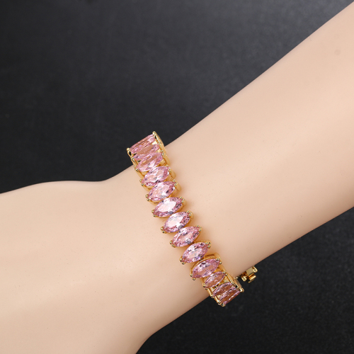 38pcs Clear Cubic Zirconia Tennis Bracelet Rhinestone Wholesale