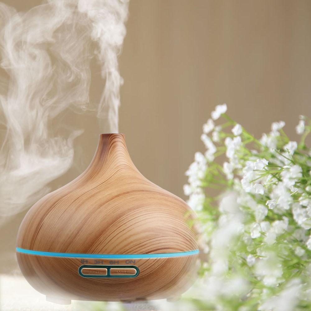 Essential oil diffuser 550 ml, 7 ambient light settings, large / small