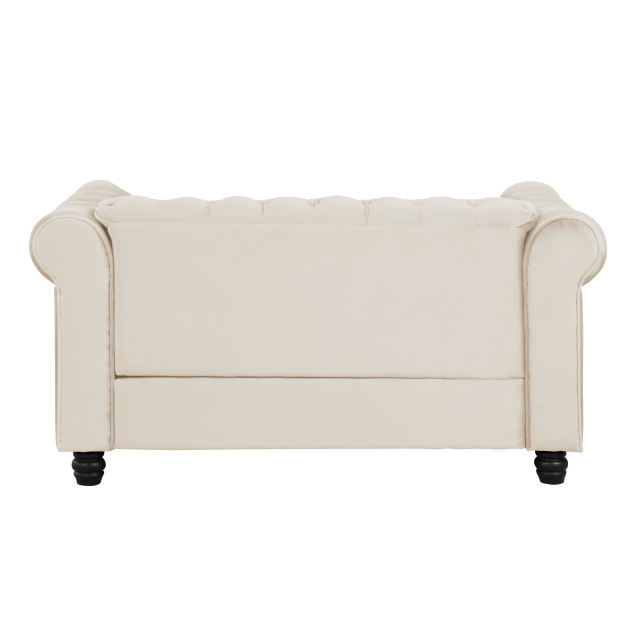 Chesterfield Furniture Sets 2 Pieces Velvet - Beige