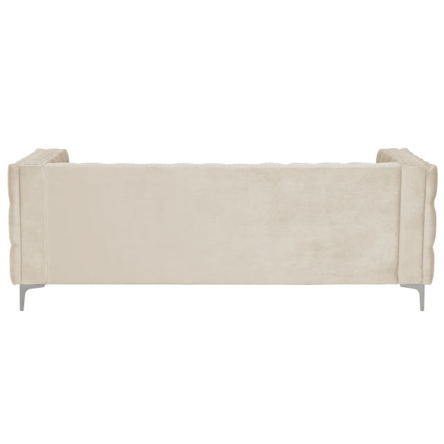 Living Room Furniture Sets Couches 2 Pieces Velvet - Beige