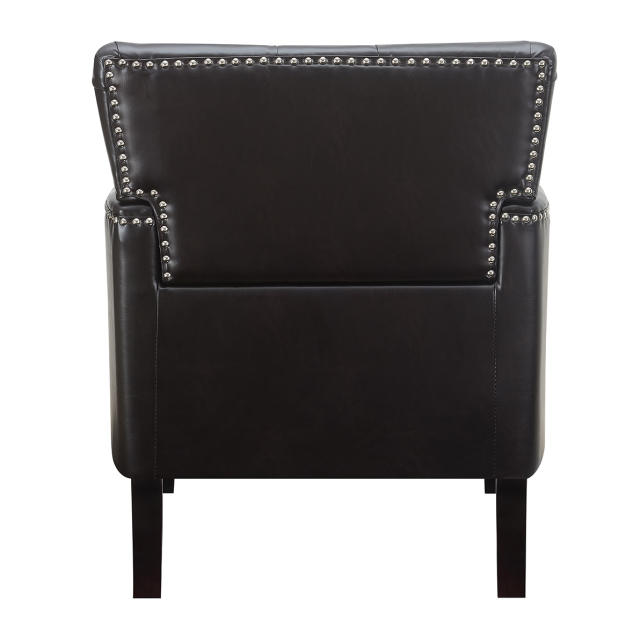 Leather Club Chair Brown