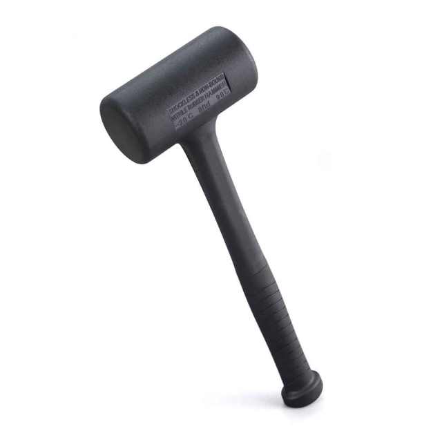Rubber Dead Blow Hammer, Professional Mallet Tool Black
