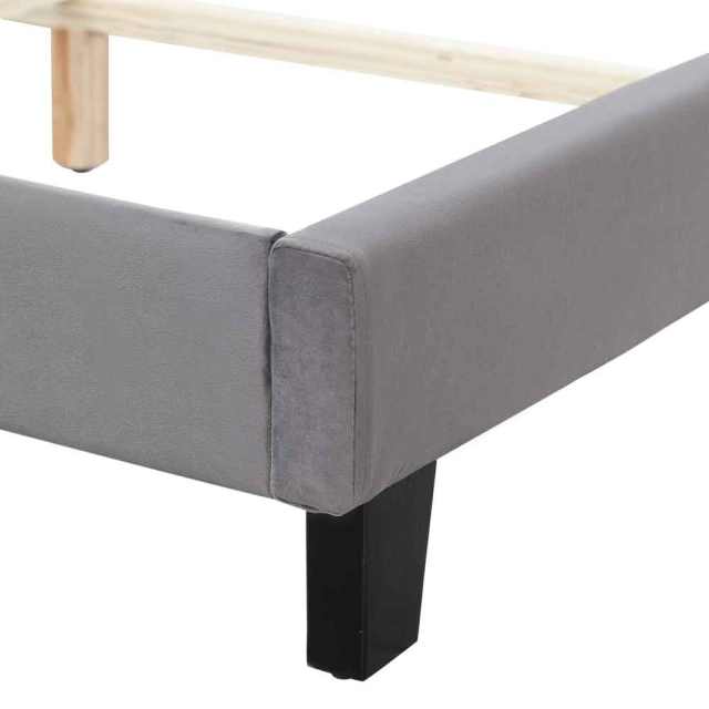 Velvet Bed Frame Box Spring Needed -Full