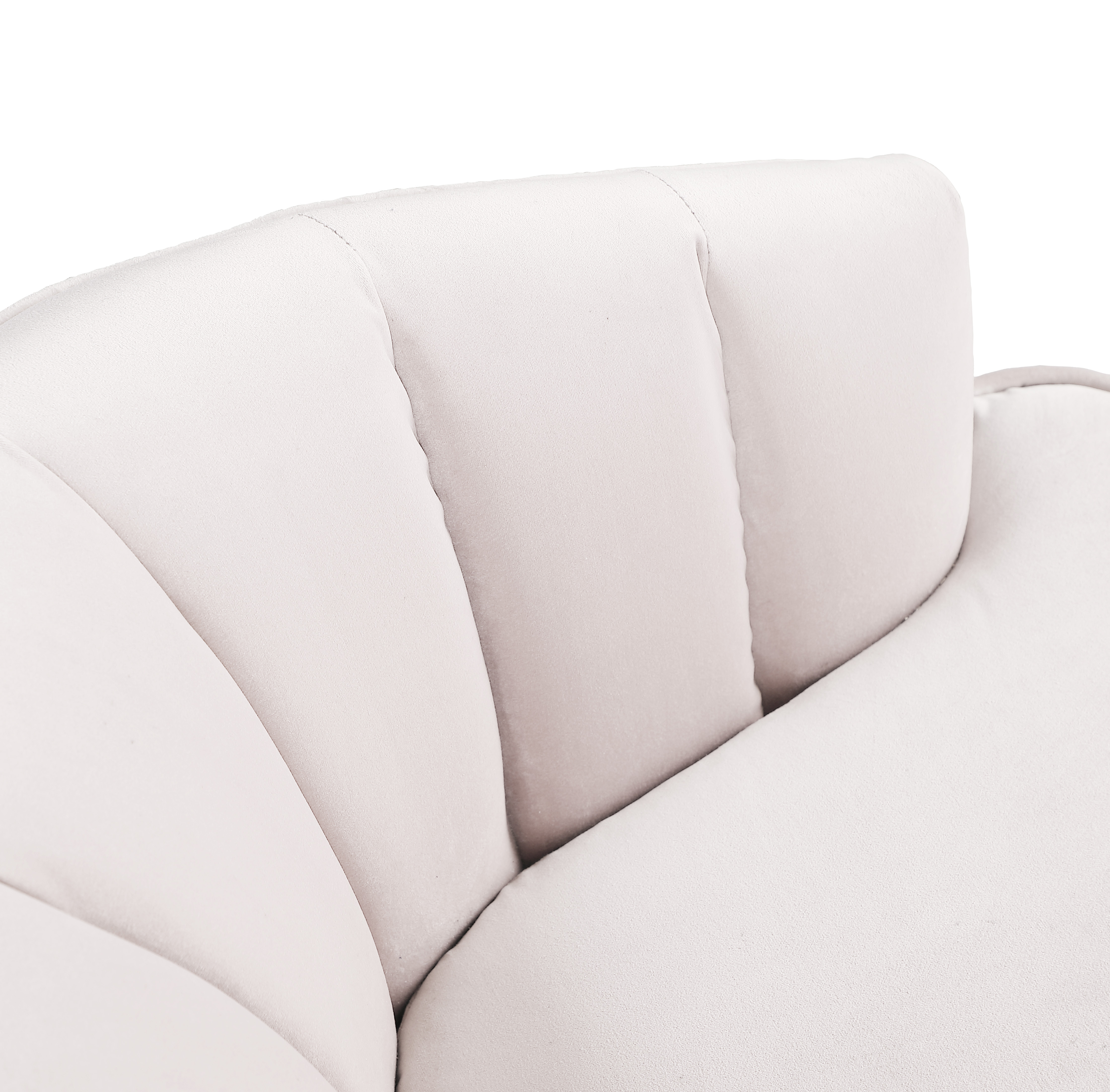 Accent Armchair Velvet Barrel Chair