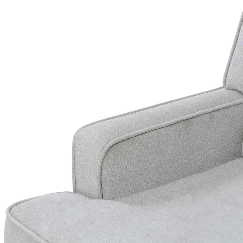 Rocking Accent Chair, Velvet Wingback Tufted Upholstered Chair for Nursery Livingroom