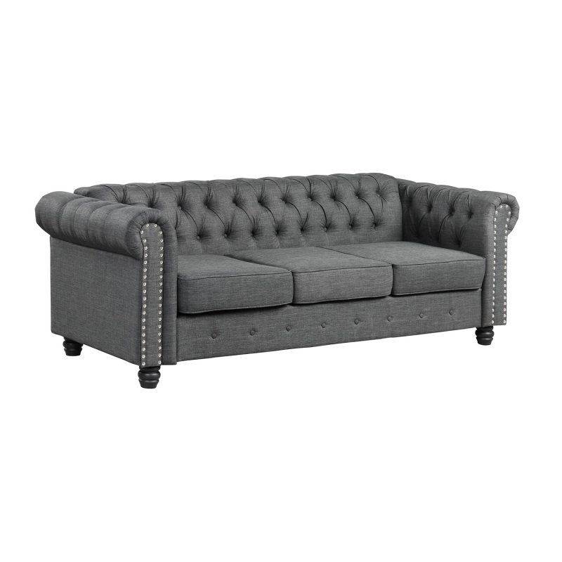 Chesterfield Furniture Sets 2 Pieces - Grey
