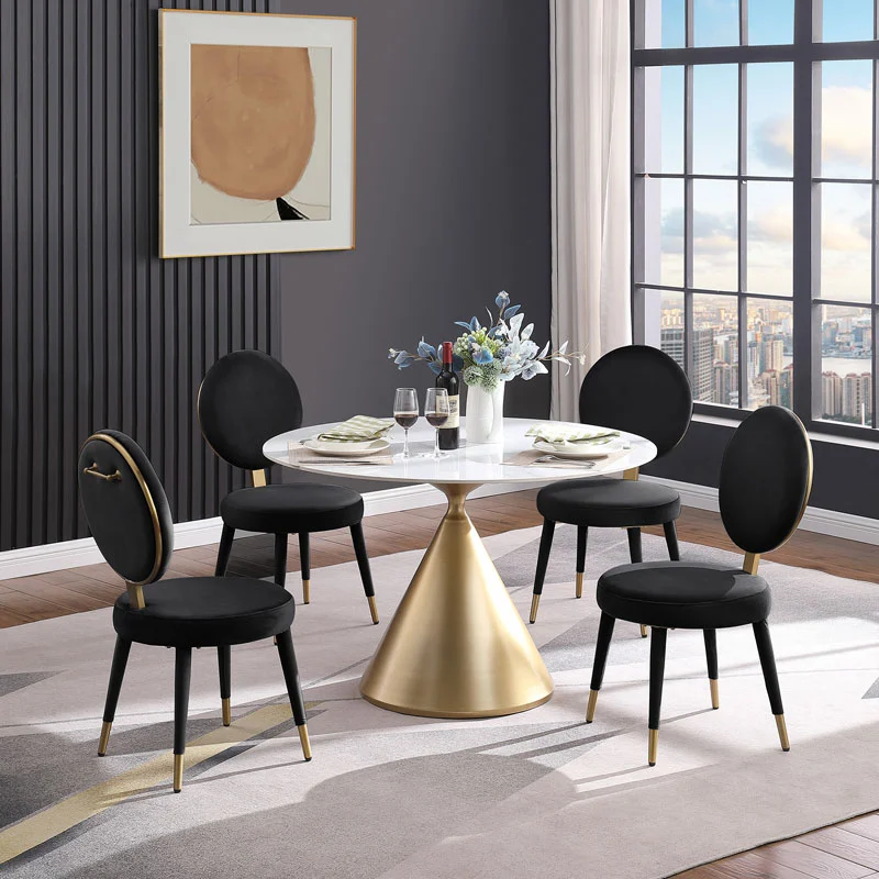 Morden Fort 5 Piece Modern Luxury Dining Table Set