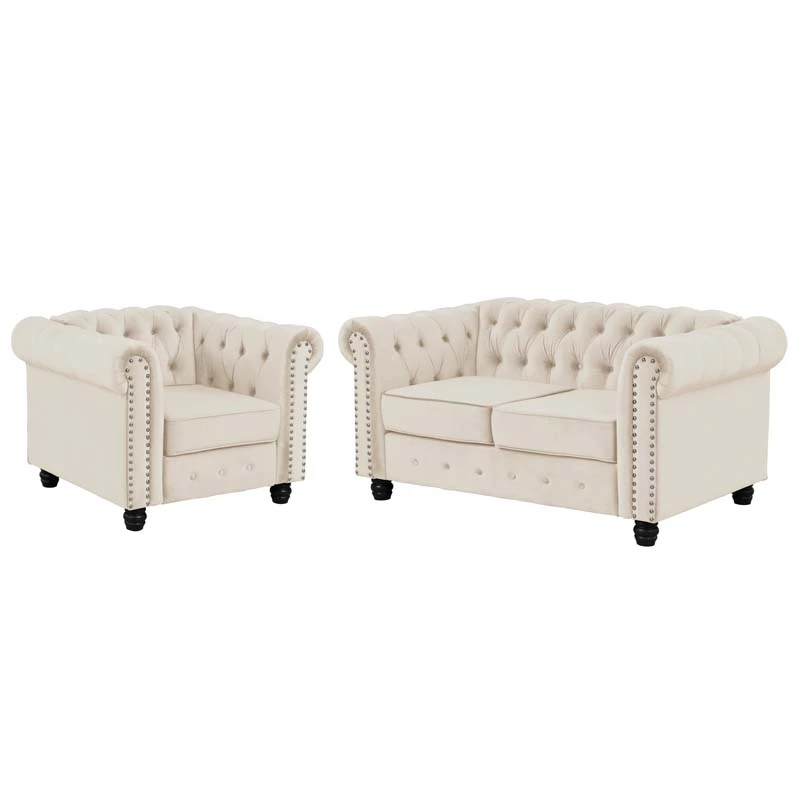 3 Pieces Chesterfield Furniture Sets