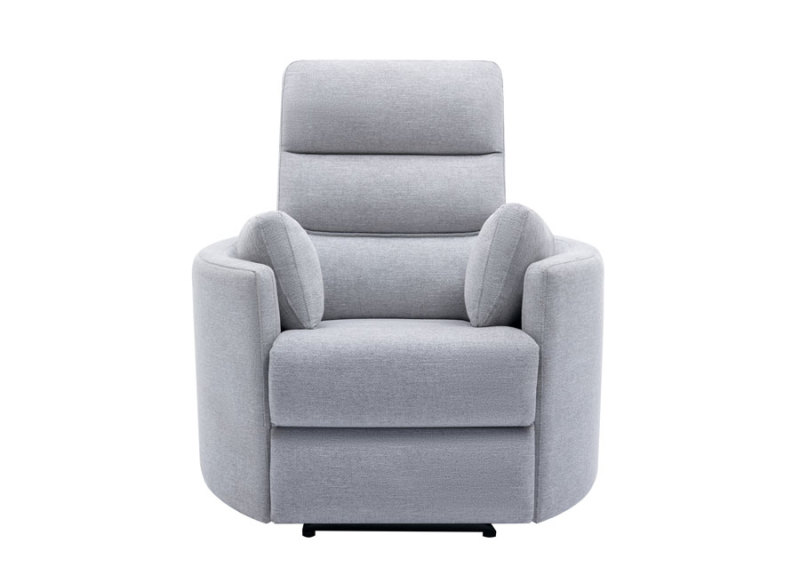 Grey Upgraded Unique Design Power Reclining Chairs with USB Ports for Living Room Bedroom, Pillows Included