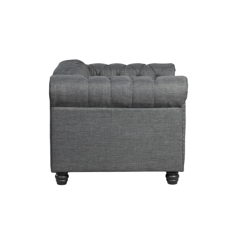 Chesterfield Furniture Sets Chair for Living Room - Grey