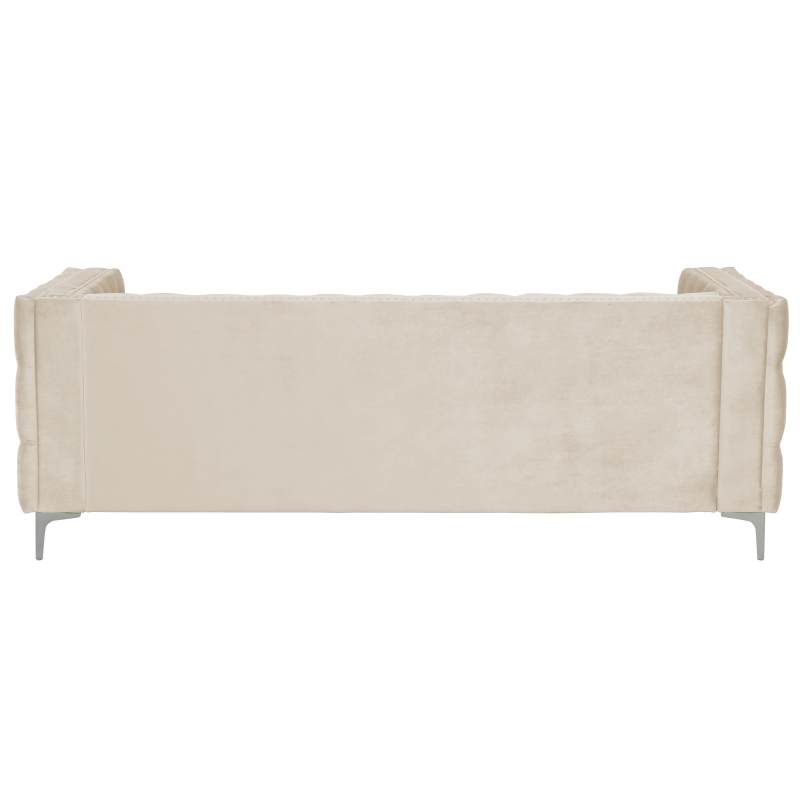 Living Room Furniture Sets Couches Velvet - Beige